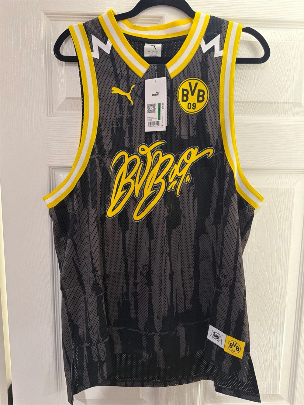 MENS PUMA CWC HOOPS X BORUSSIA DORTMUND JERSEY Large